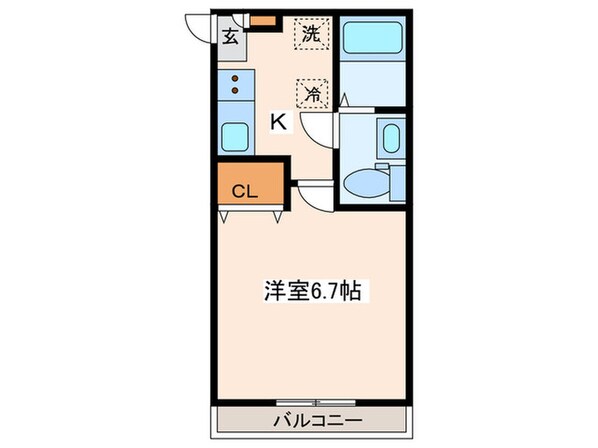 プランドール西戸部Ａ棟の物件間取画像